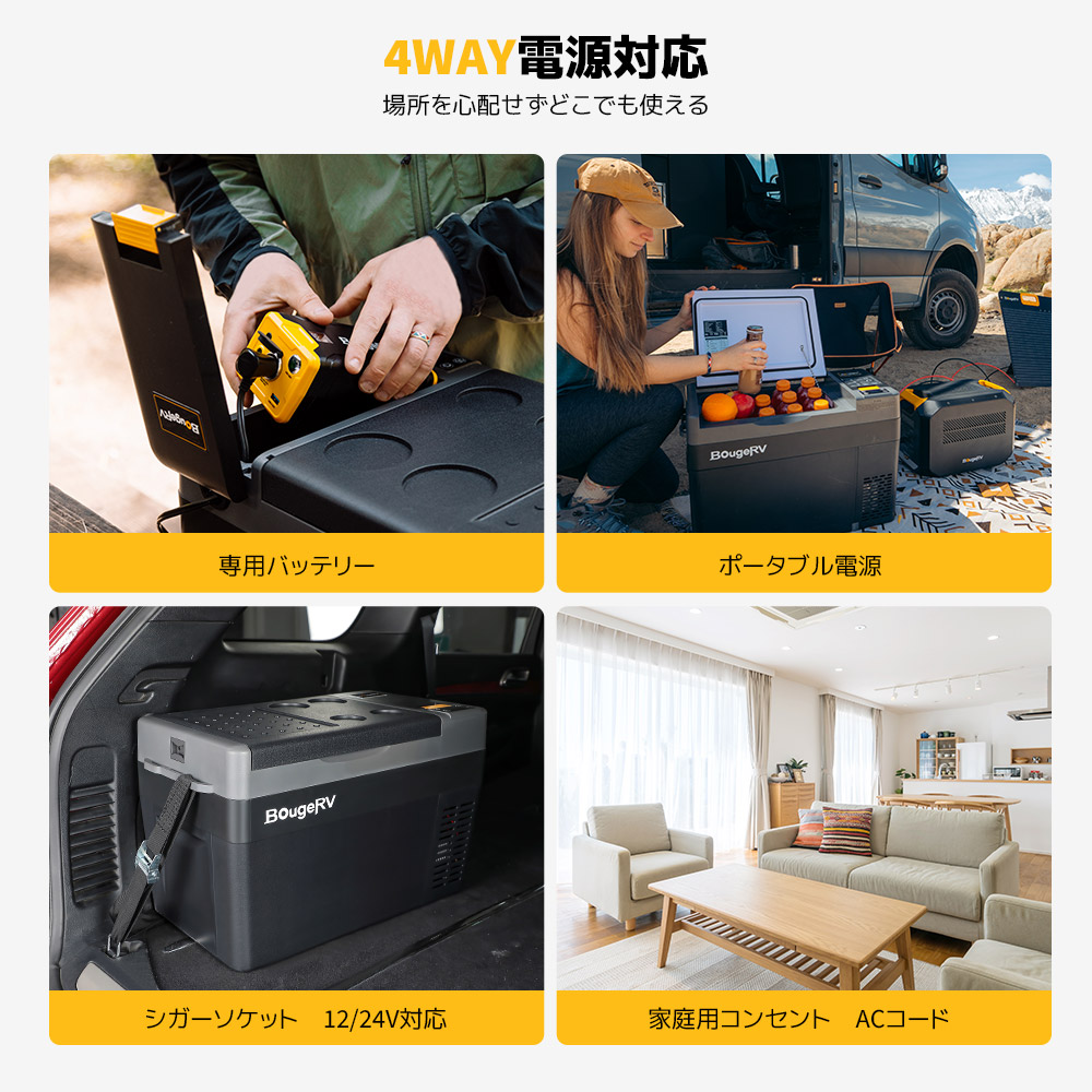 楽天市場】BougeRV ポータブル冷蔵庫 CR Pro 20/29L 車載冷蔵庫 急速