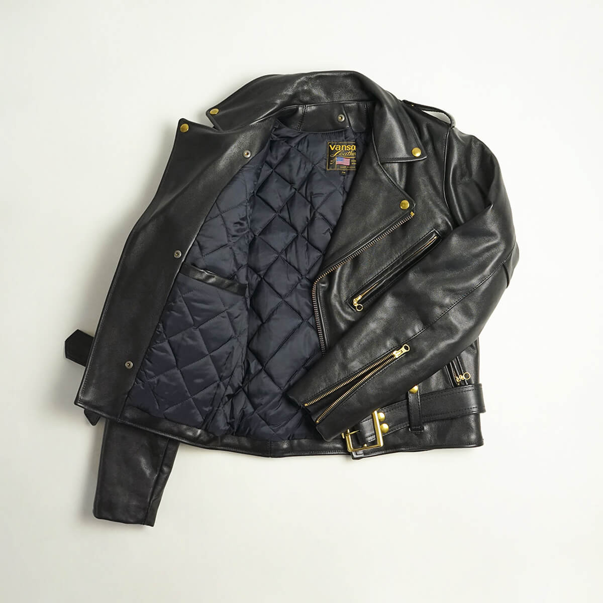 楽天市場】バンソン VANSON C2 ダブル ライダース ブラック