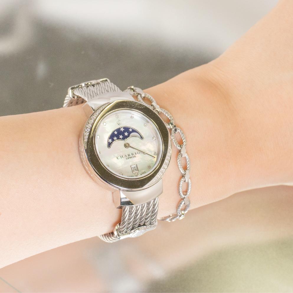 楽天市場】CHARRIOL シャリオール レディースウォッチ スイス製 月