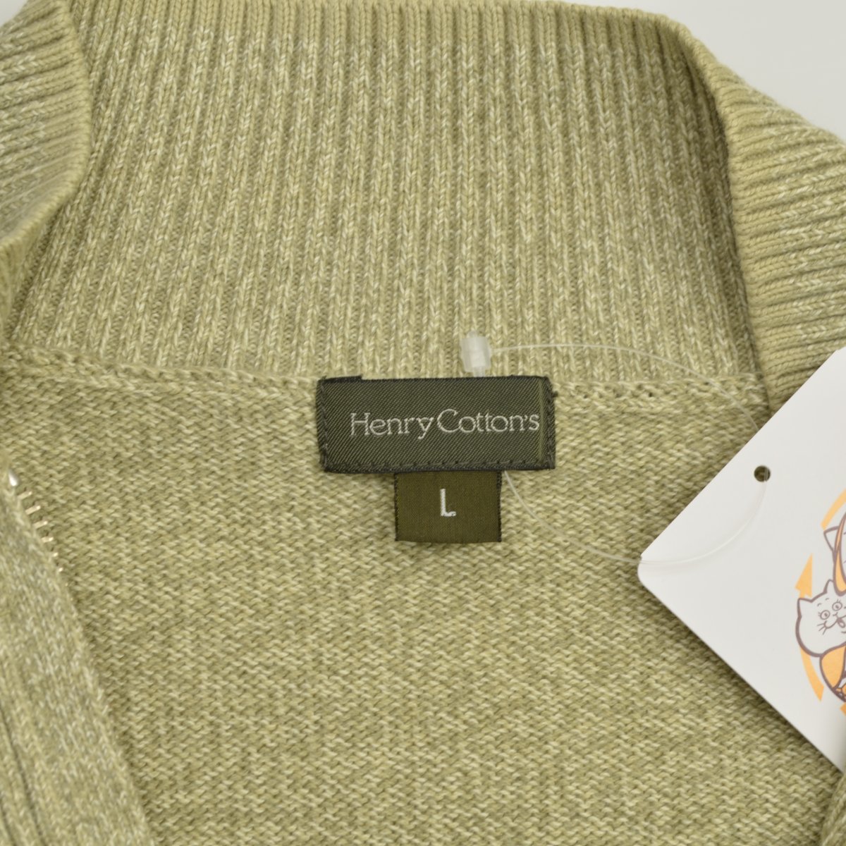 楽天市場】【中古】Henry Cotton's / ヘンリーコットンハーフジップ