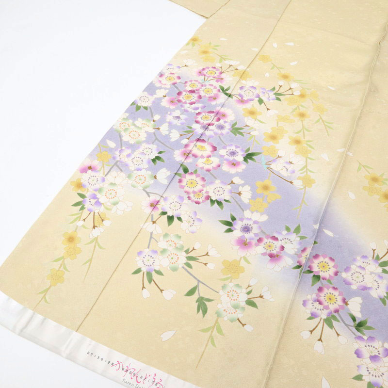 楽天市場】仮絵羽 訪問着 『阿部佳雪』 十日町友禅作家 桜の花