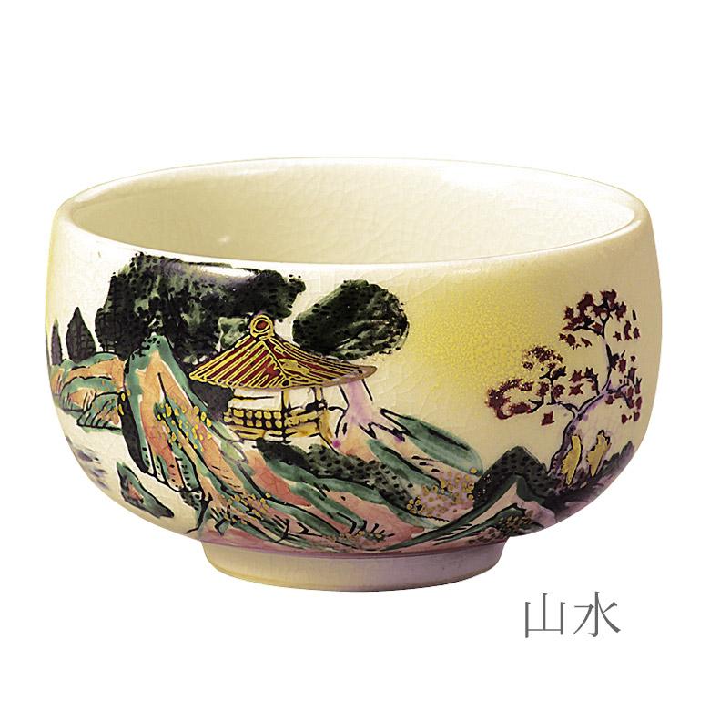 楽天市場】【日本製】穴あき茶托セット 黒(フチ金)九谷焼茶碗付(木米