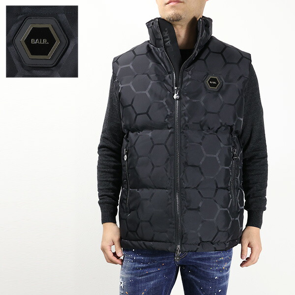 楽天市場】BALR ボーラー Miles Straight Jacquard Bodywarmer ダウン