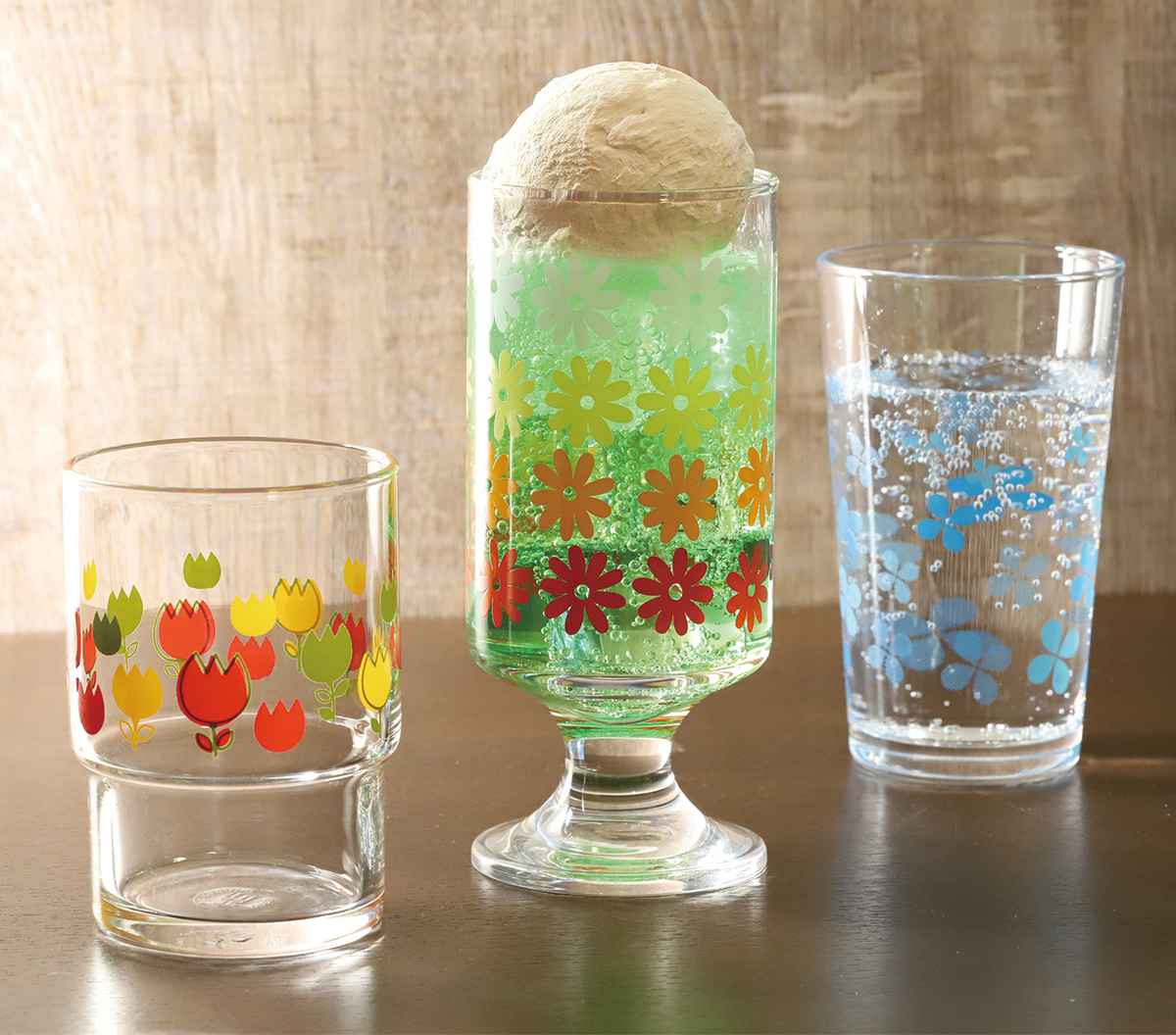 楽天市場】タンブラー 275ml 昭和のプリントグラス ガラス （ 食洗機