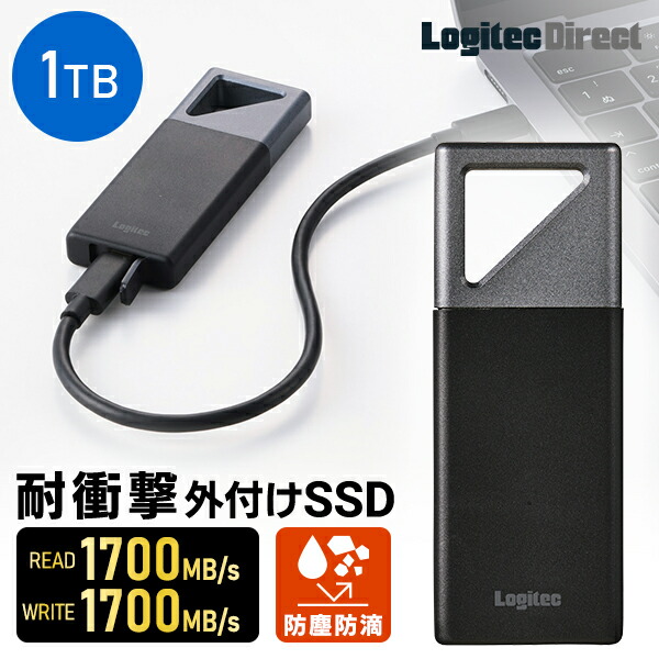 楽天市場】SSD 外付け 1TB 高速 R,W:1700MB/s USB20Gbps USB3.2 Gen2x2
