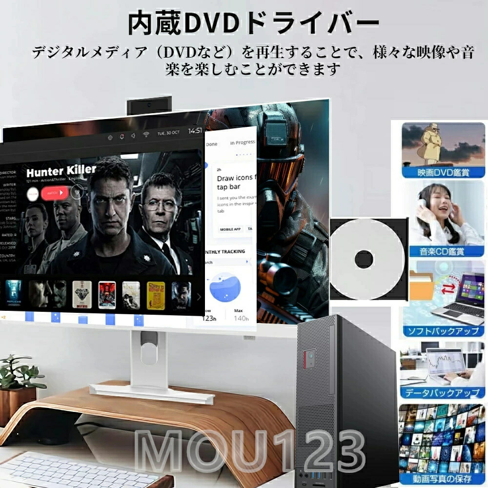 楽天市場】＼新品・DVDドライブ付き／デスクトップパソコン office付き