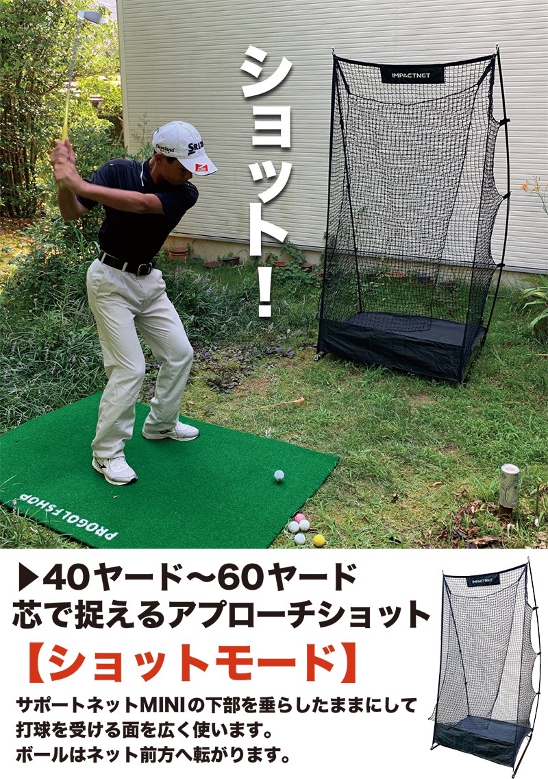 楽天市場】新製品 ショートゲームネット （サポートネットMINI