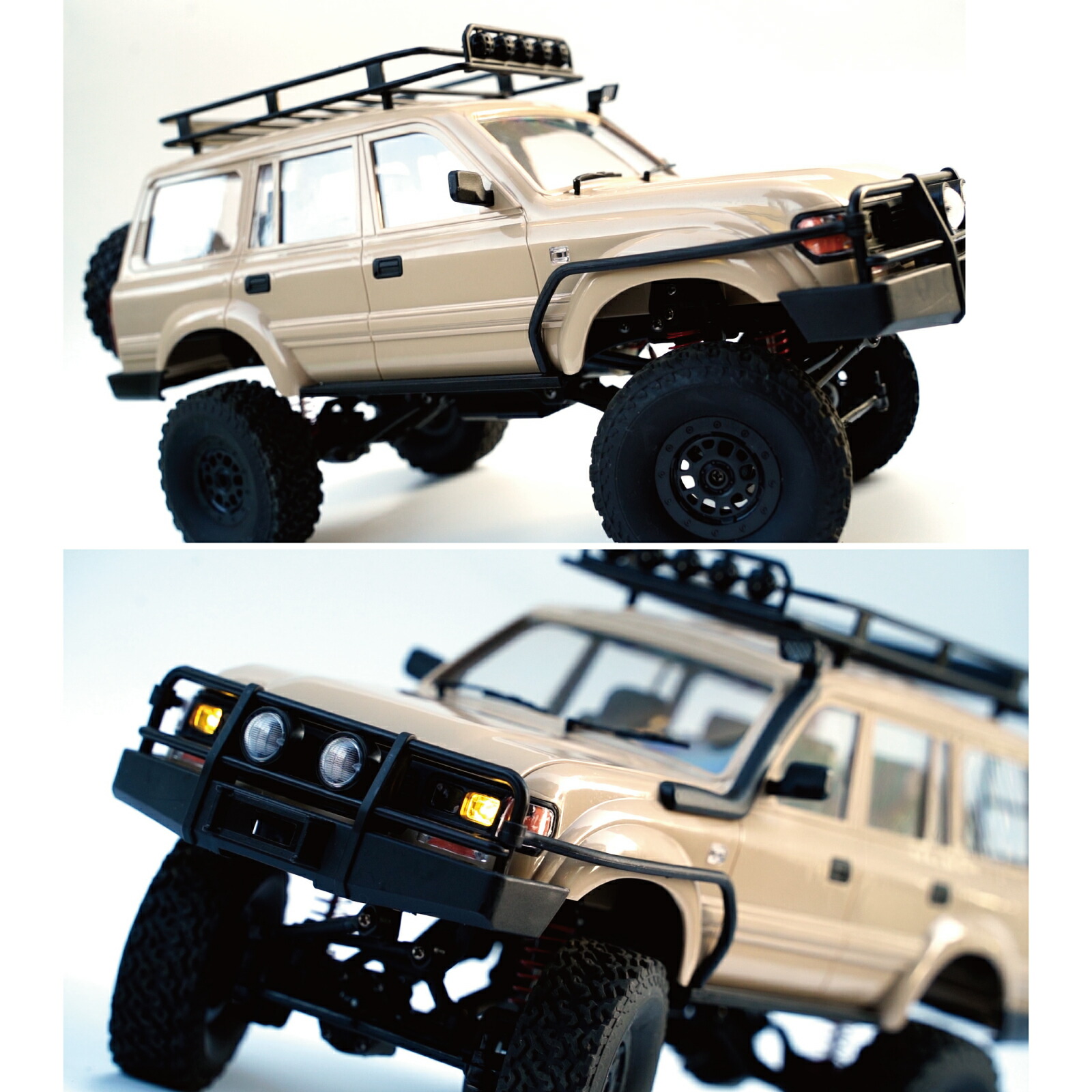 バッテリー2個付き WPL C54-1 RTR LC80 4WD イエロー バッテリー2個