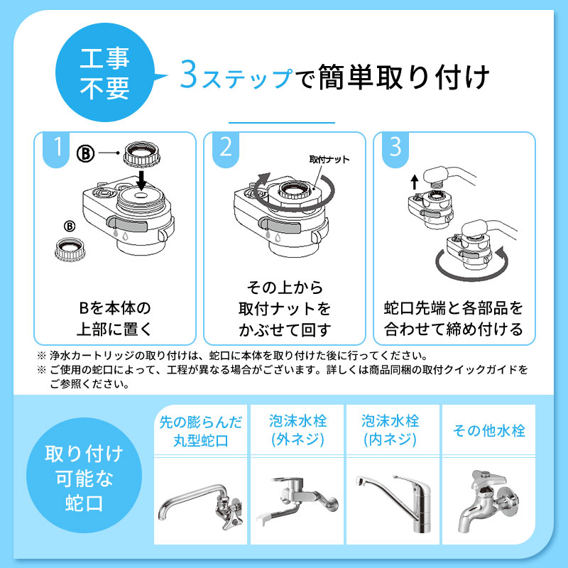 楽天市場】蛇口直結型 浄水器 PFAS 12物質 除去 きよまろスマート 日本