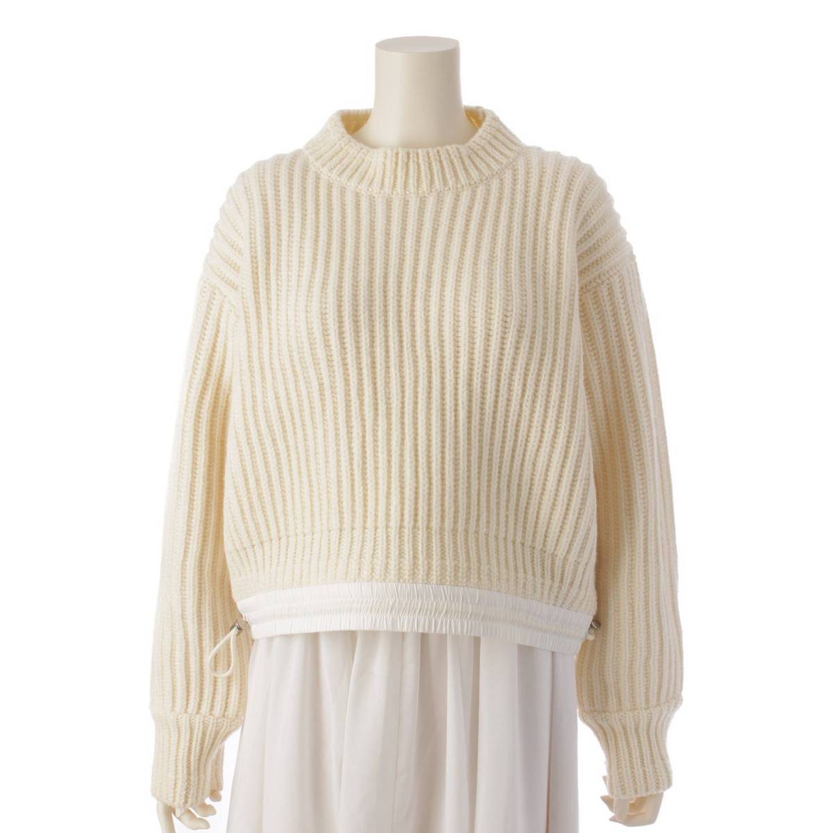 楽天市場】【サカイ】sacai 22AW モックネック ウール ニット プル