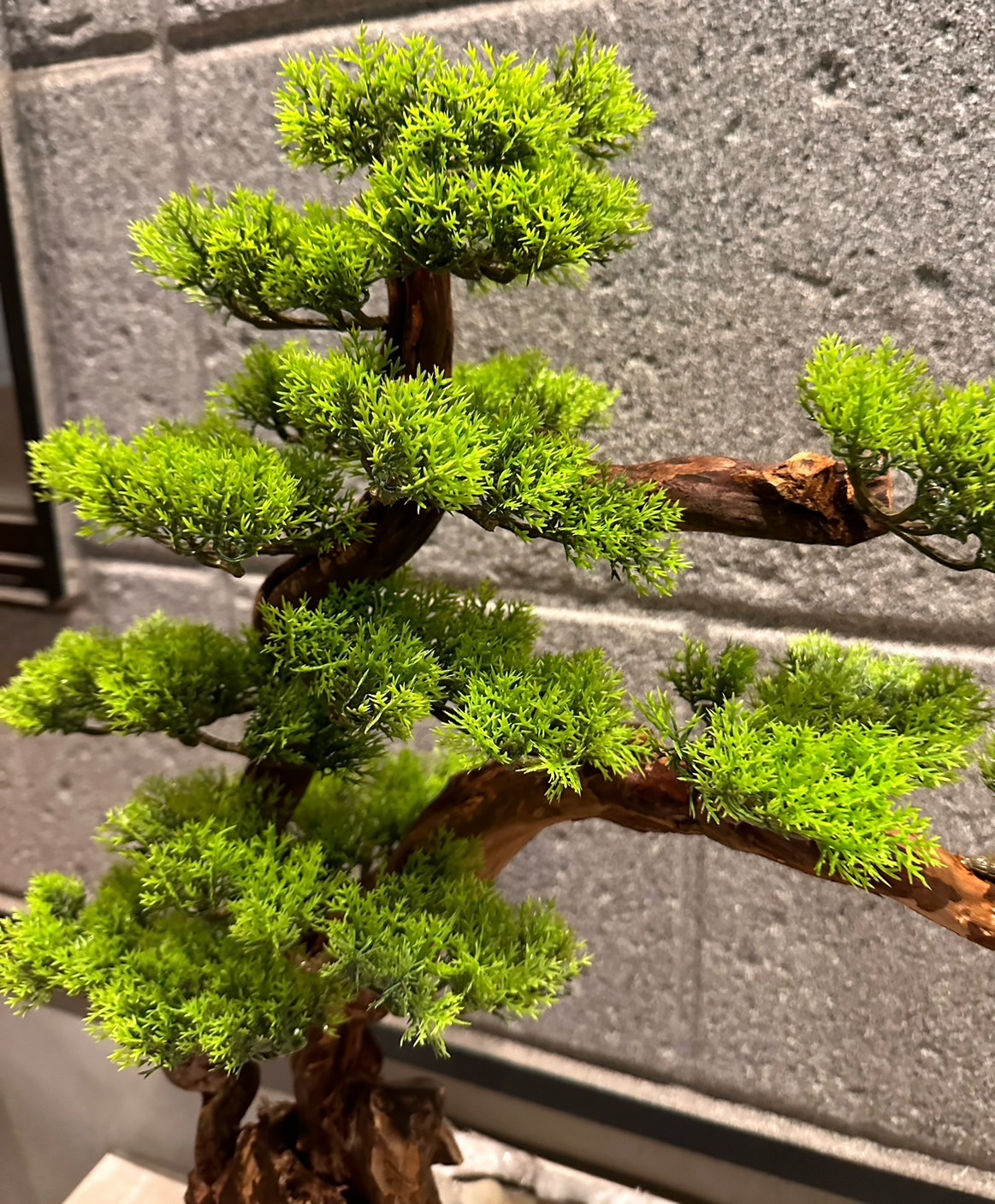 楽天市場】A003656インテリアグリーン ．高級模造迎客松盆栽 置物 禅意