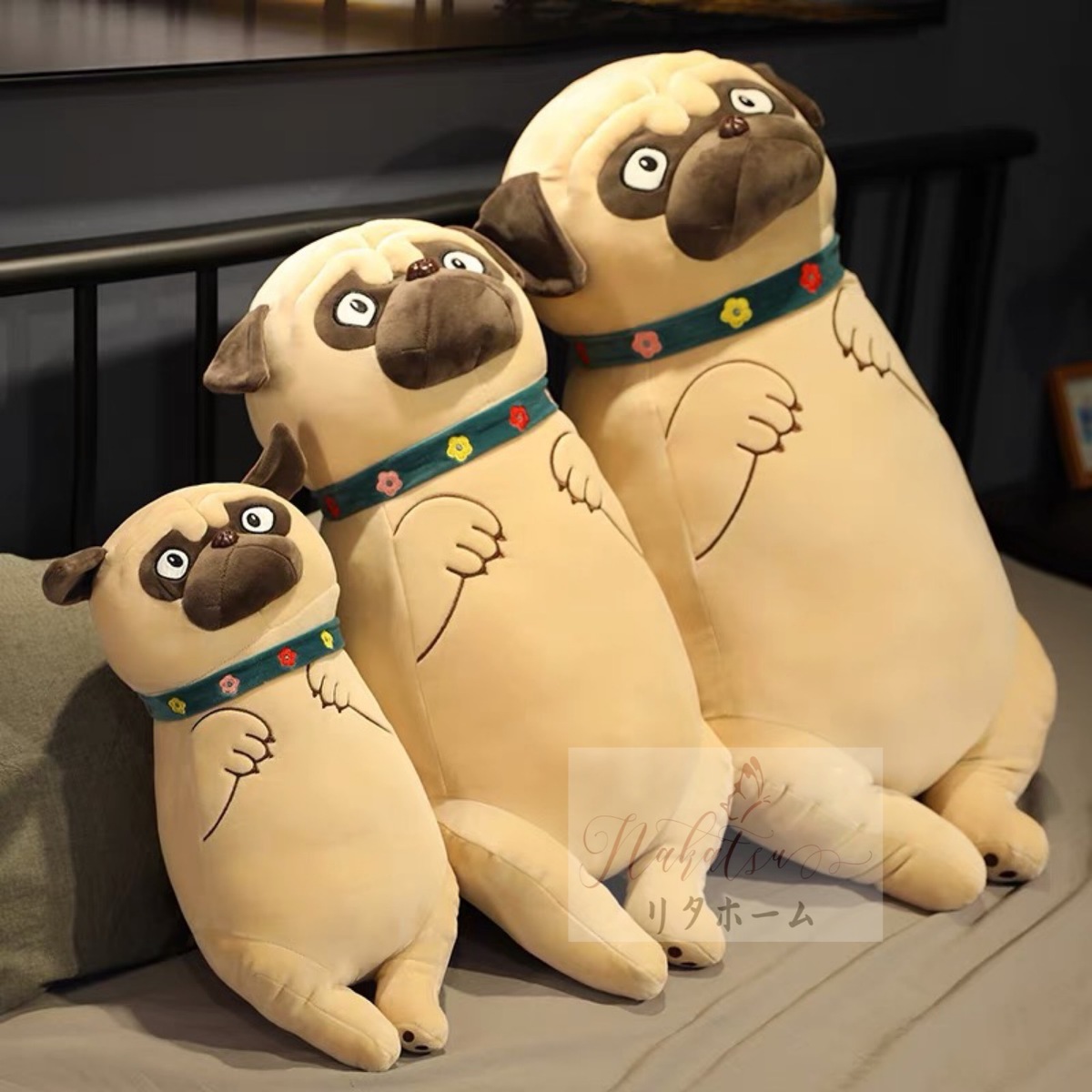 楽天市場】A000723パググッズ ぬいぐるみ パグ雑貨 パグ 部屋飾り90cm