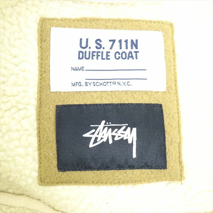 楽天市場】STUSSY Schott. ステューシー ショット DUFFLE COAT