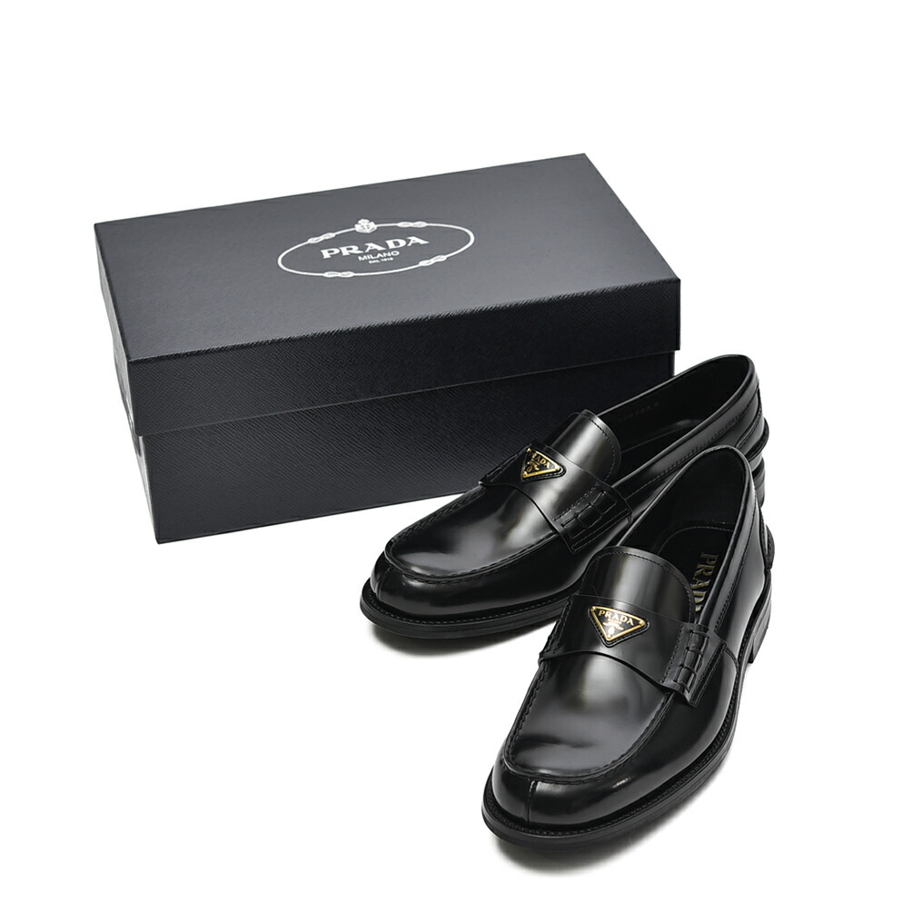 楽天市場】【スーパーSALE】 プラダ PRADA ローファー モカシン レザー