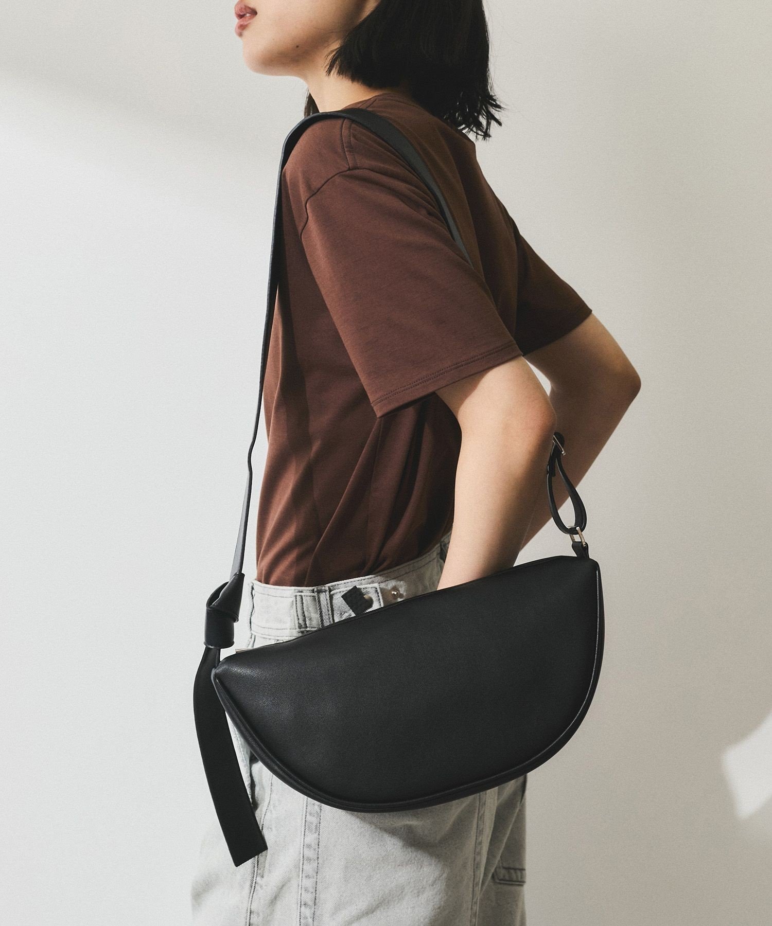 ADAM ET ROPE'｜【WEB限定】・【サステナブル】ムスビショルダーバッグ