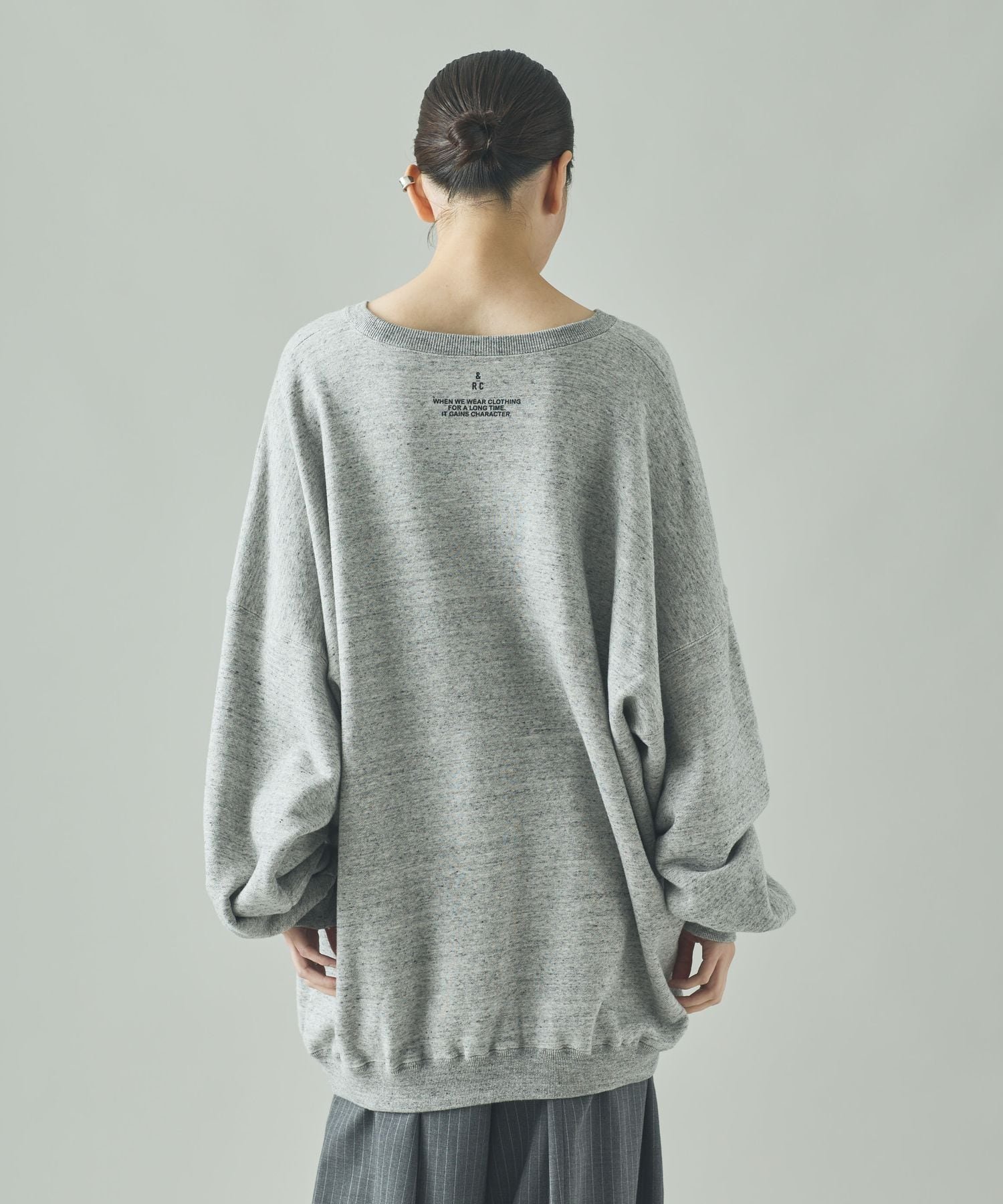 カレンソロジー　フレンチテリービッグトレーナー　スウェット　オーバーサイズ Curensology（カレンソロジー） トレーナー スウェット /「＆RC