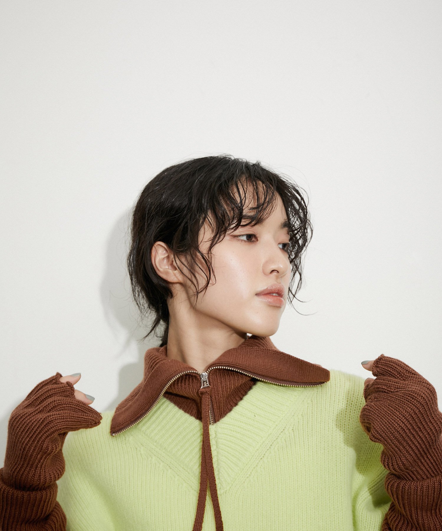 ADAM ET ROPE'｜【JANE SMITH for ADAM ET ROPE'】ZIP NECK WARMER