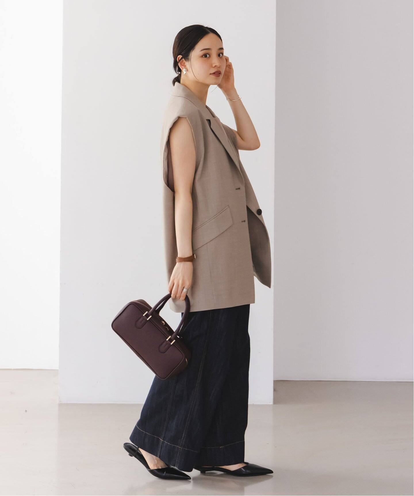 NOBLE｜《追加2》LORISTELLA/ロリステッラ スクエアボストンバッグ