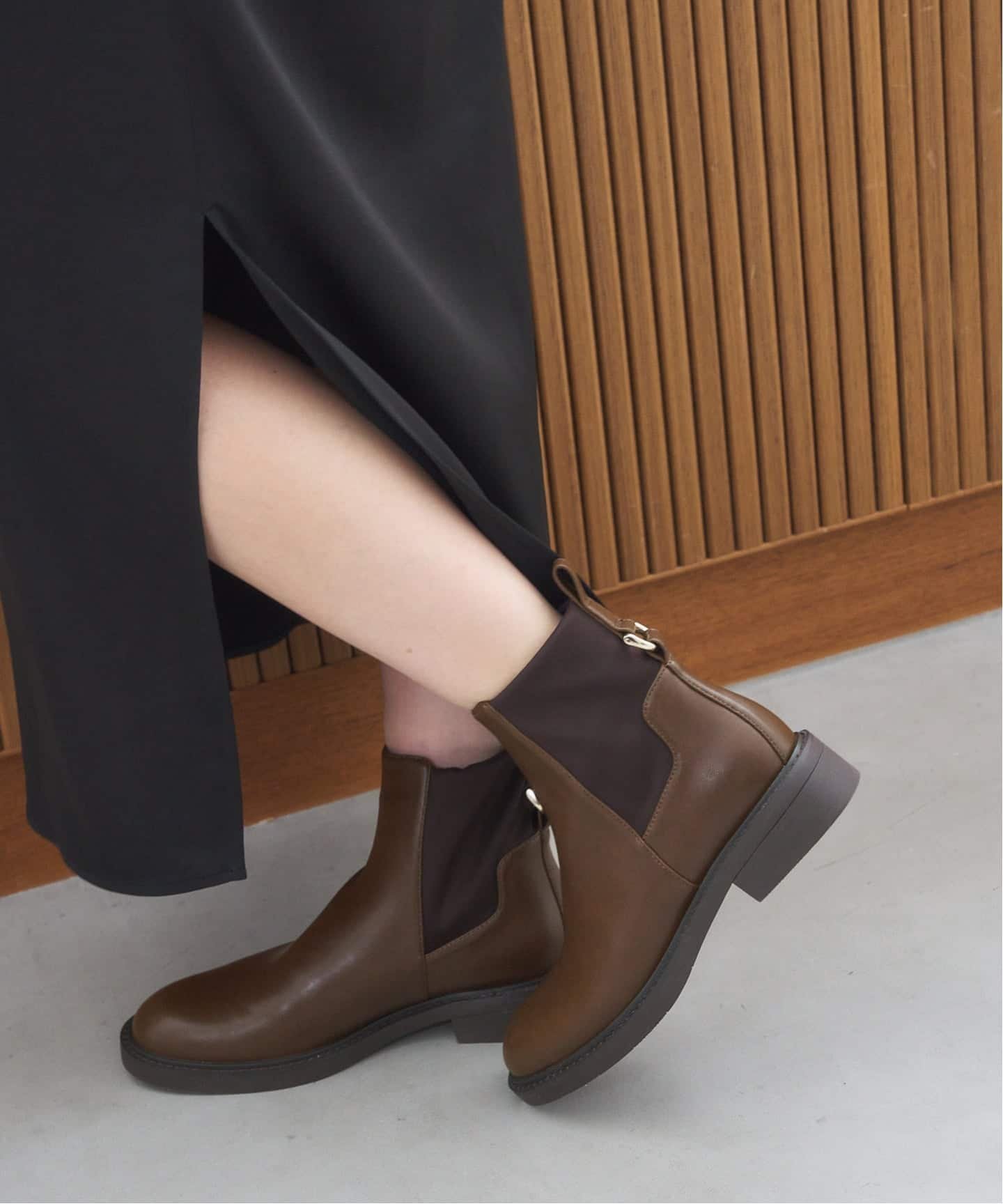 LE TALON｜モールドストレッチショートブーツ | Rakuten Fashion(楽天