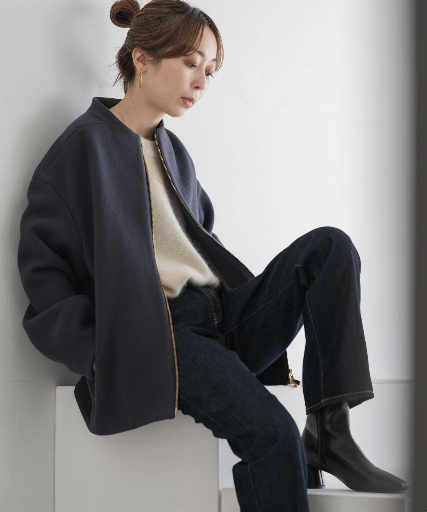 NOBLE レイズドネックジップ コート 2025 MTRレイズドネックジップ