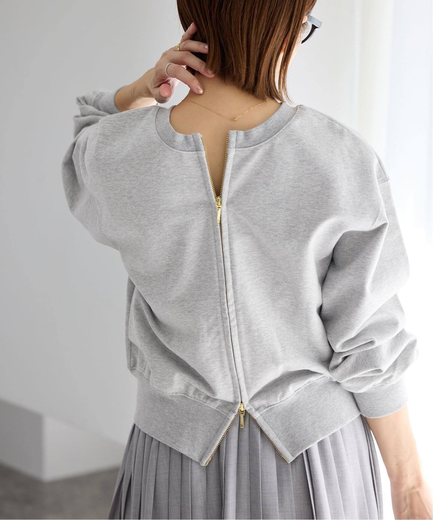 IENA｜ジップオープン2WAYスウェットプルオーバー | Rakuten Fashion