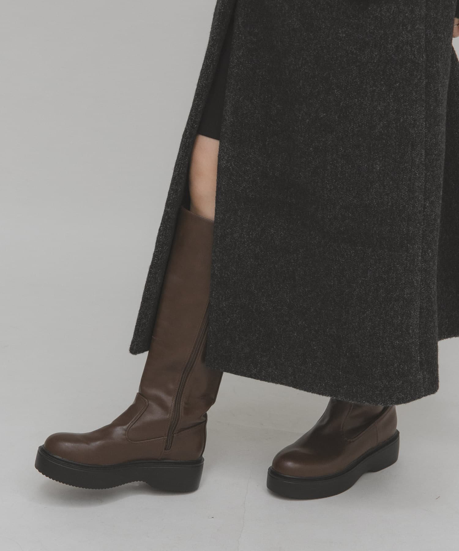 KBF｜プラットフォームロングブーツ | Rakuten Fashion(楽天