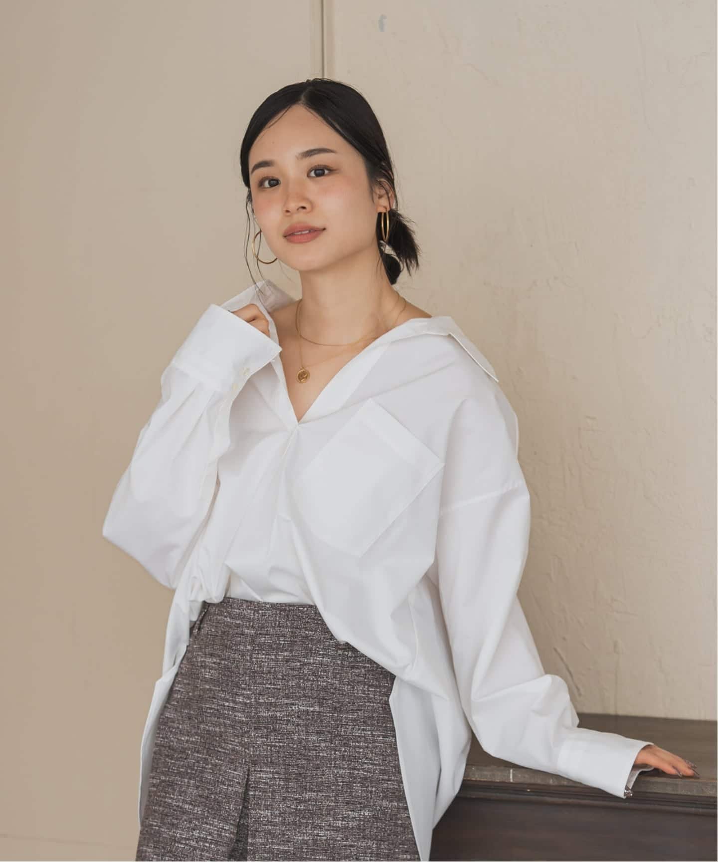 NOBLE｜《追加》イージーケアコットンスキッパーシャツ | Rakuten