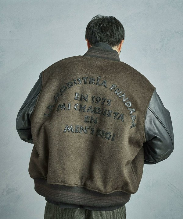 MEN'S BIGI｜【50th Anniv . 中田 慎介】WOOL MELTON STADIUM JAMPER