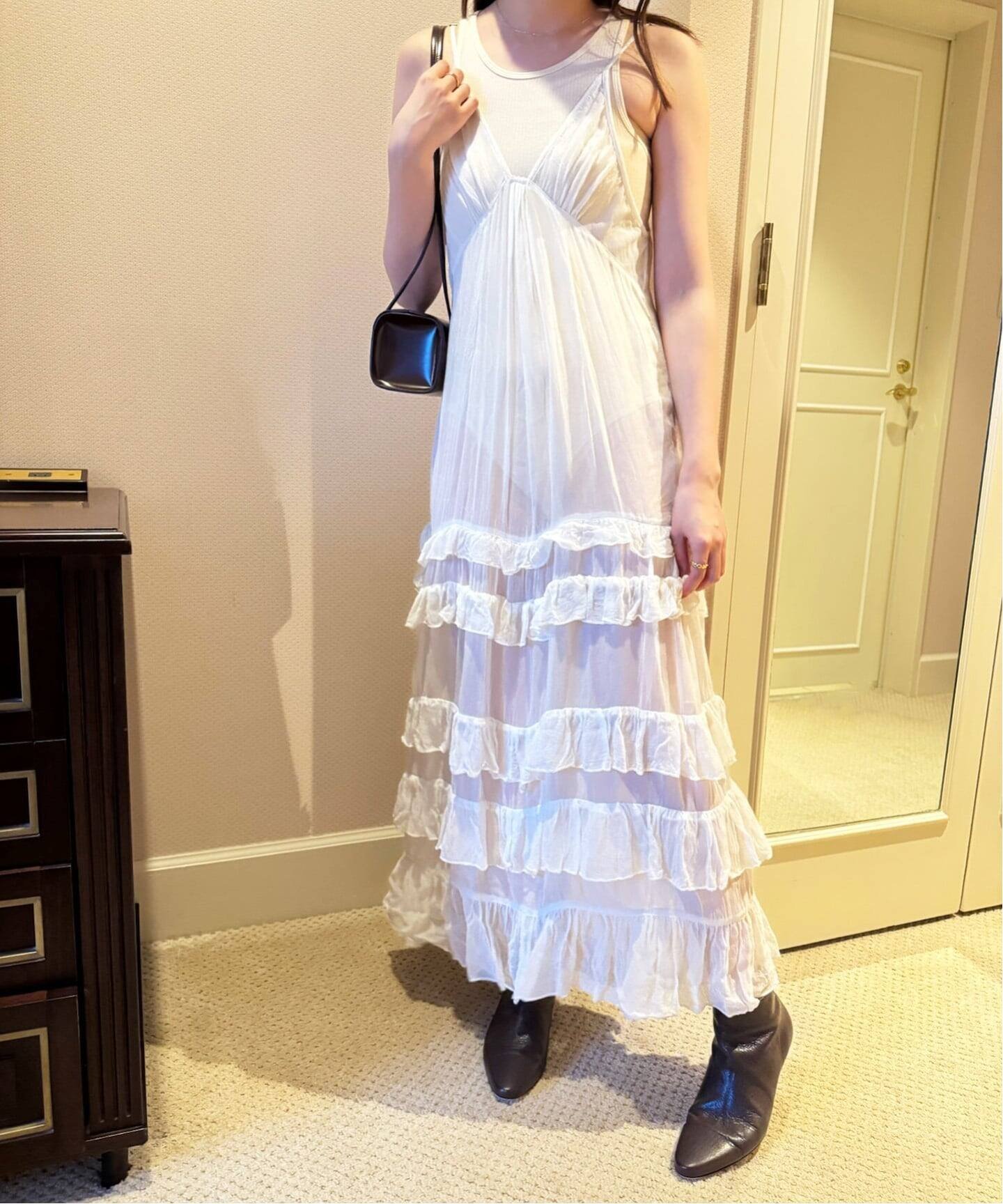 EDIT.FOR LULU｜ティアード キャミソールドレス | Rakuten Fashion