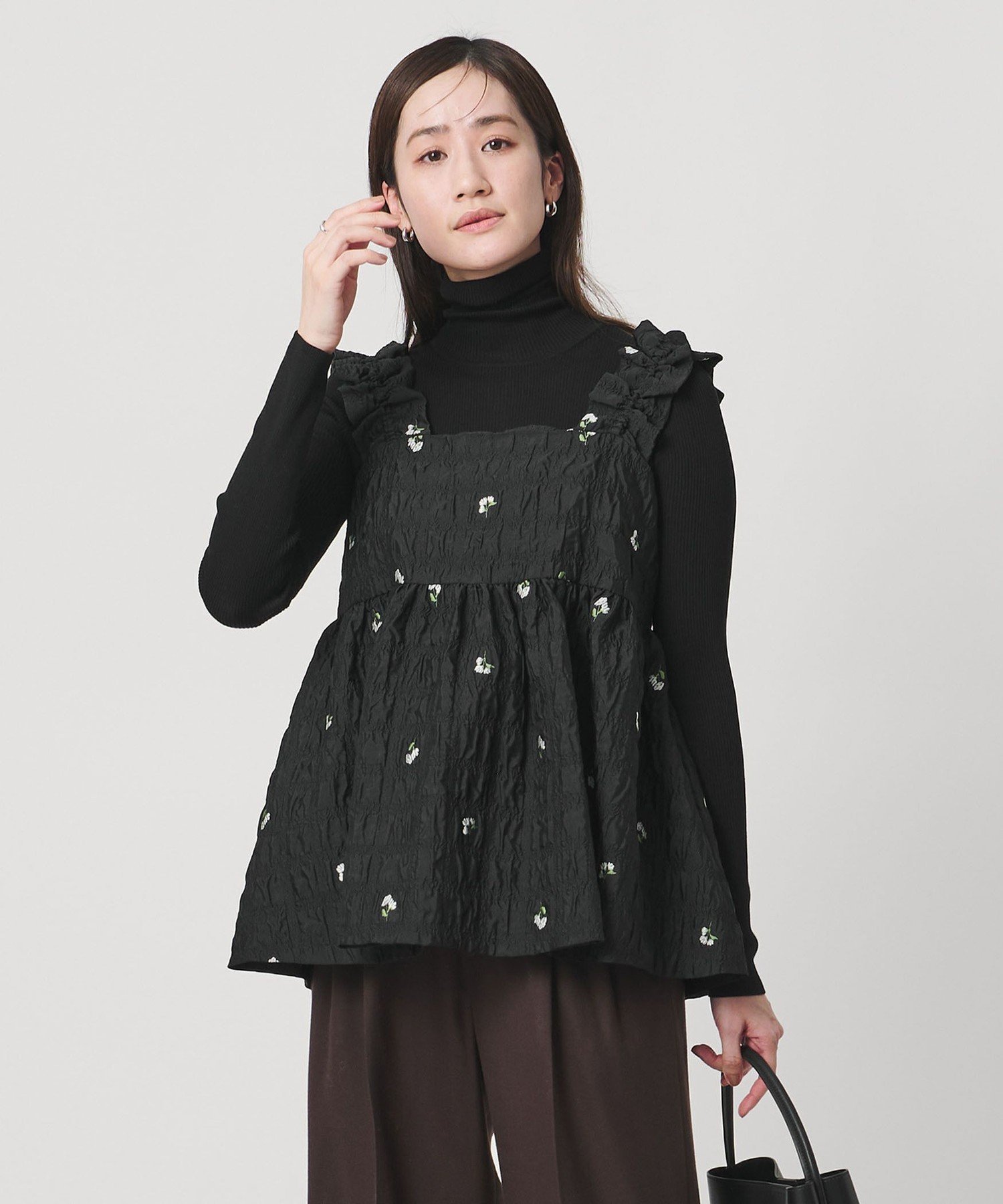 UNITED ARROWS｜スクエア フラワー ジャガード キャミソール | Rakuten