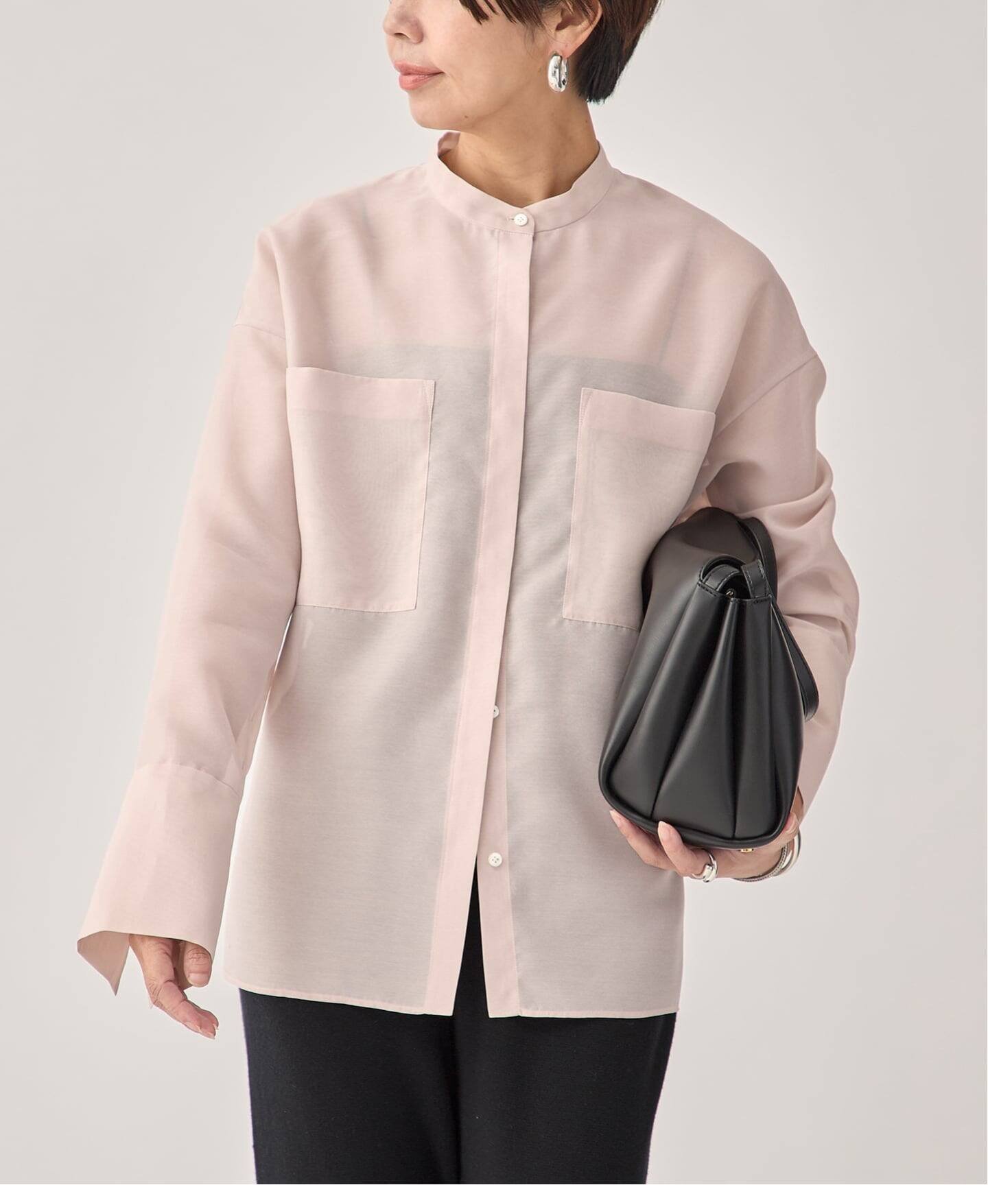 VERMEIL par iena｜ブライトオーガンジーシャツ | Rakuten Fashion