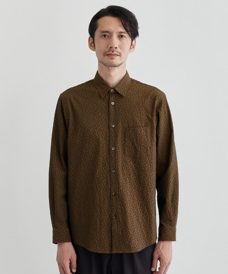 TAKEO KIKUCHI｜【Made in JAPAN】播州織 ドビー千鳥シャツ | Rakuten