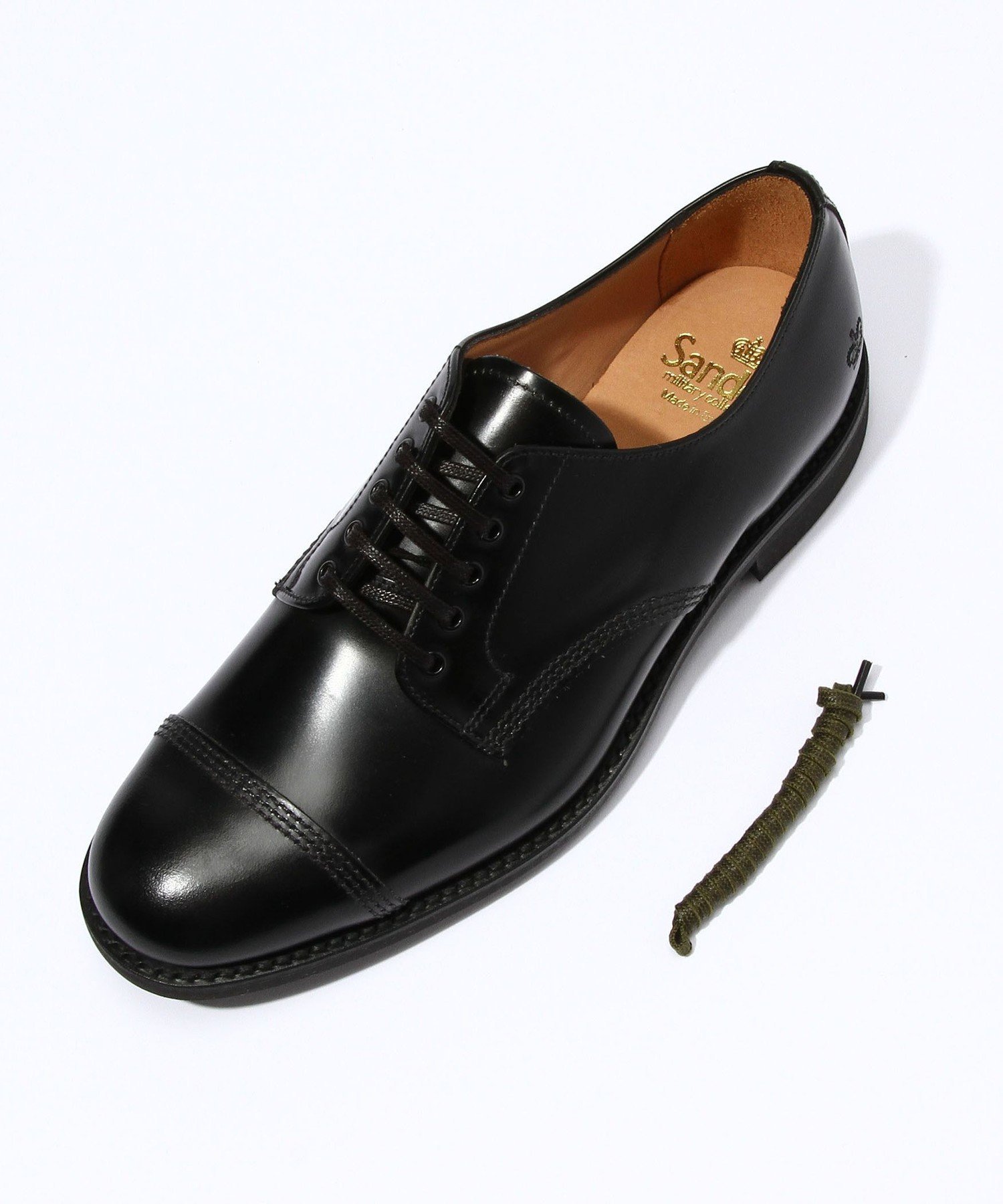 TOMORROWLAND｜SANDERS ポリッシュドレザー キャップトゥシューズ