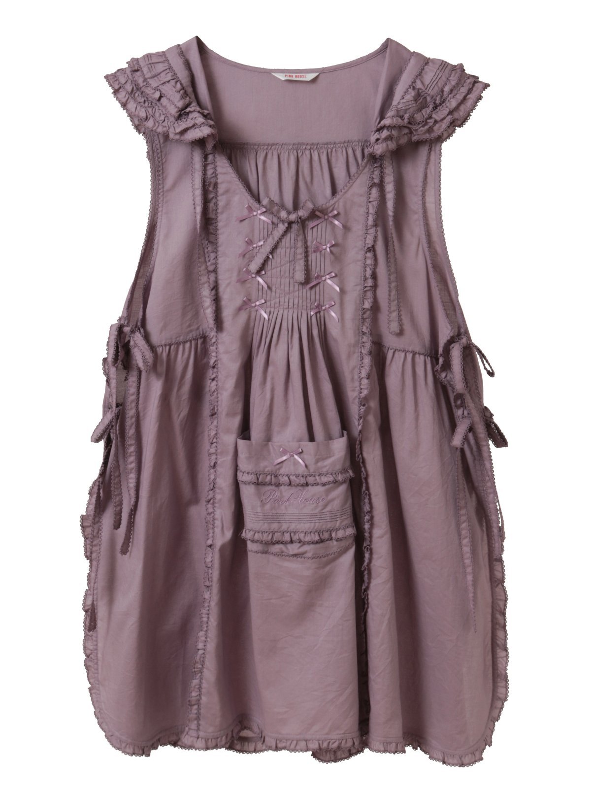 PINK HOUSE｜フリル使いローンタブリエ | Rakuten Fashion(楽天