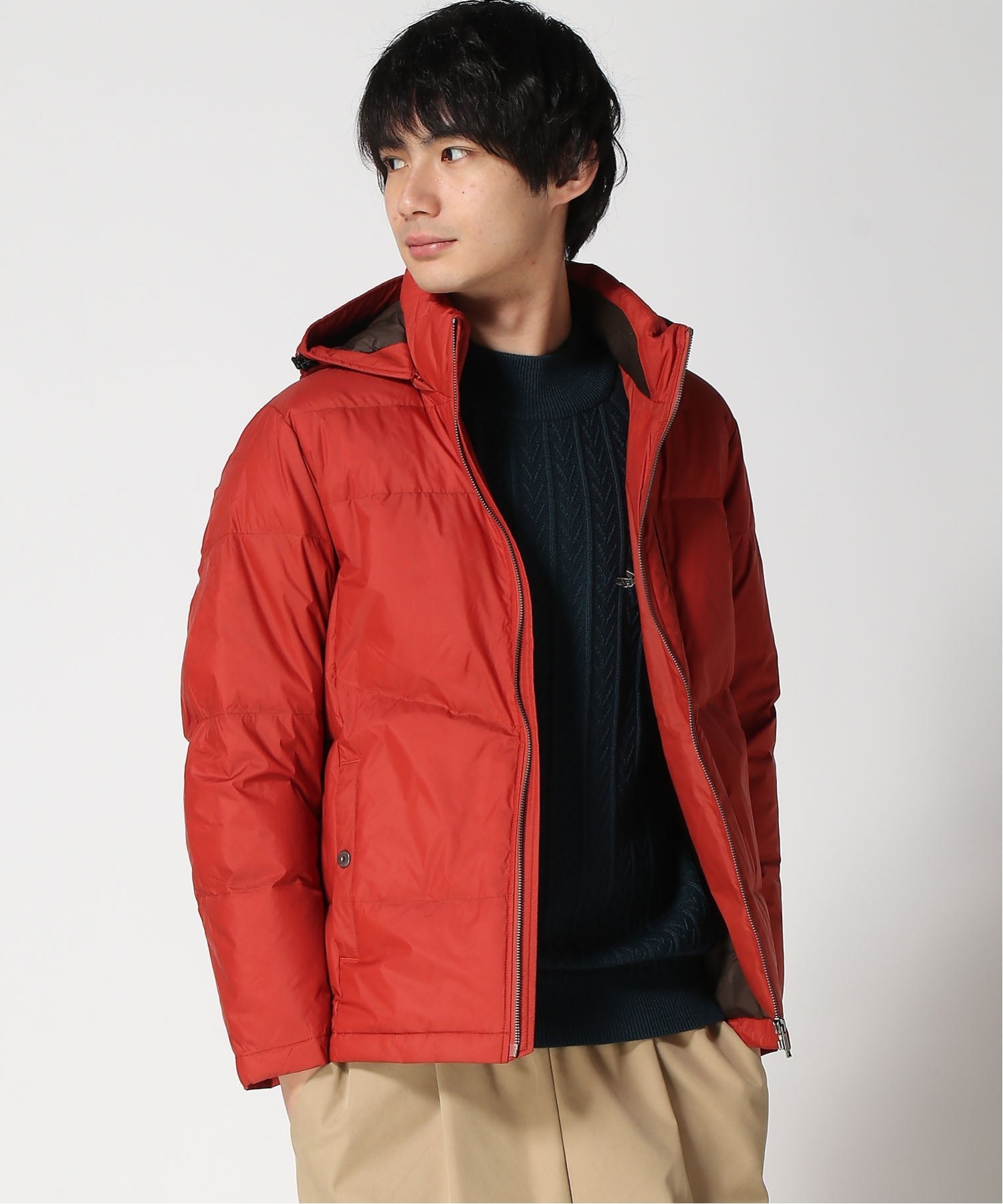 CROCODILE｜(M)フード付き ダウン ジャケット | Rakuten Fashion(楽天