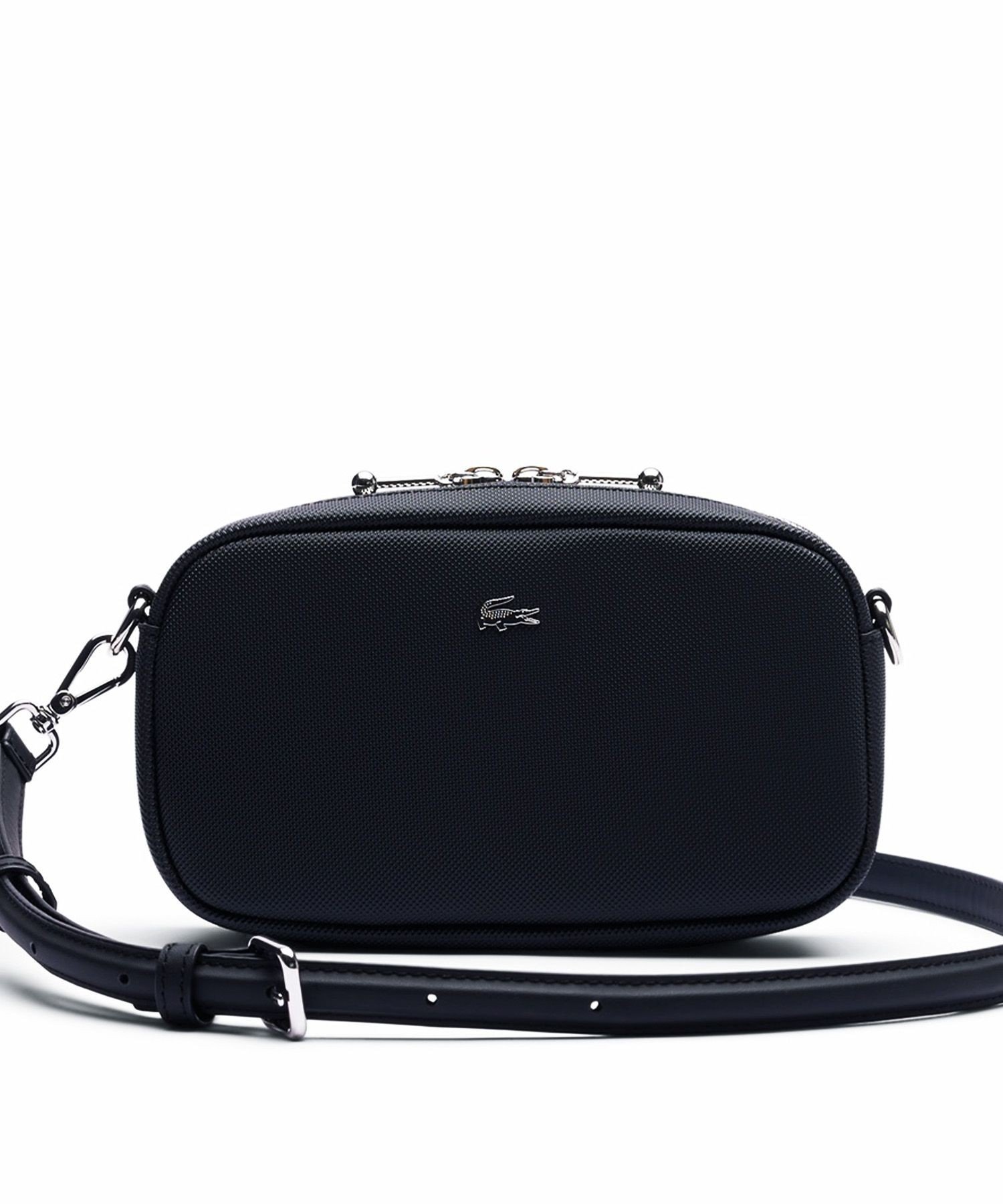 LACOSTE｜デイリーシティ 鹿の子エンボス加工 ショルダーバッグ