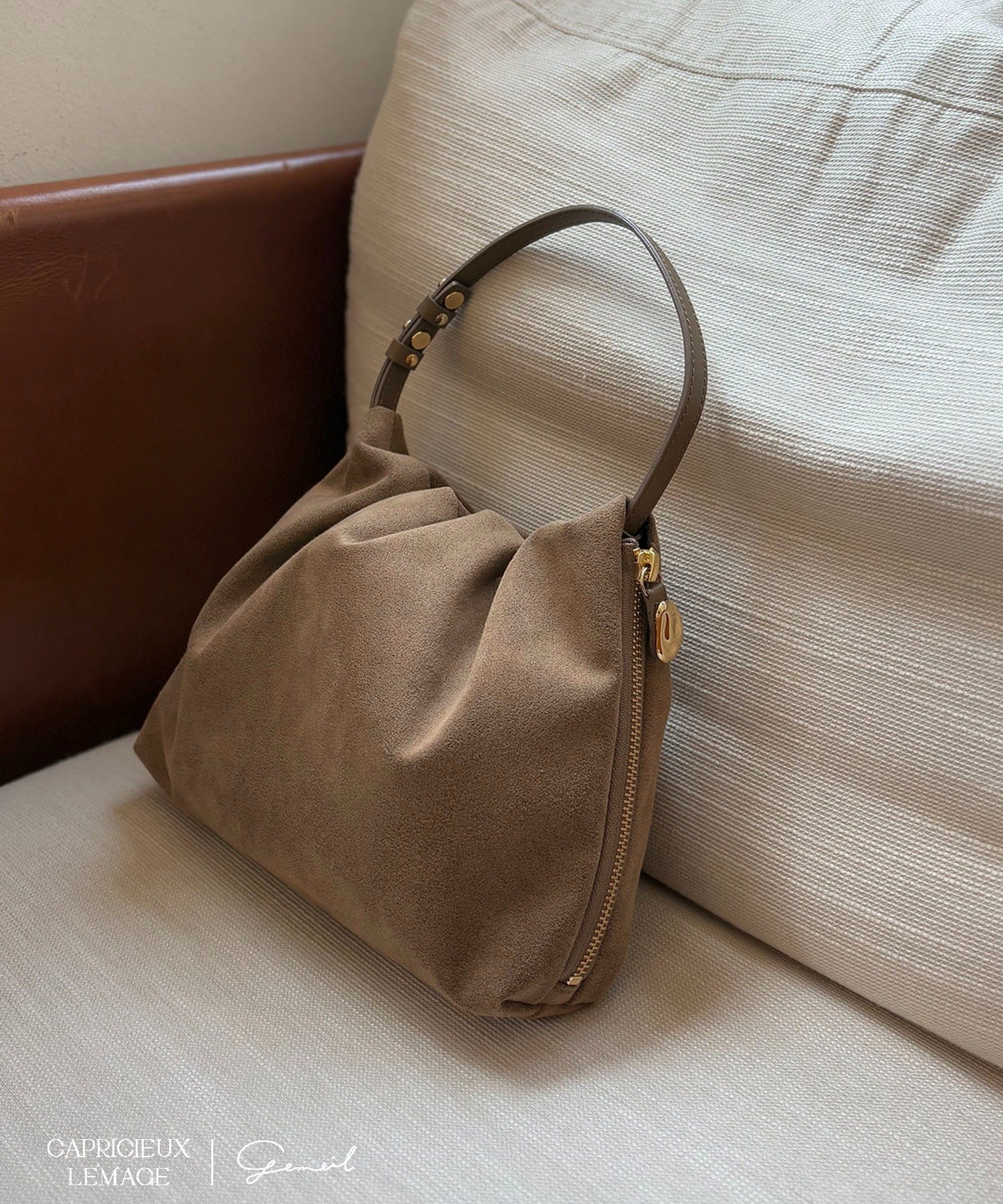 CAPRICIEUX LE'MAGE｜【LE'MAGE×gemeilコラボ】スエードワンハンドル