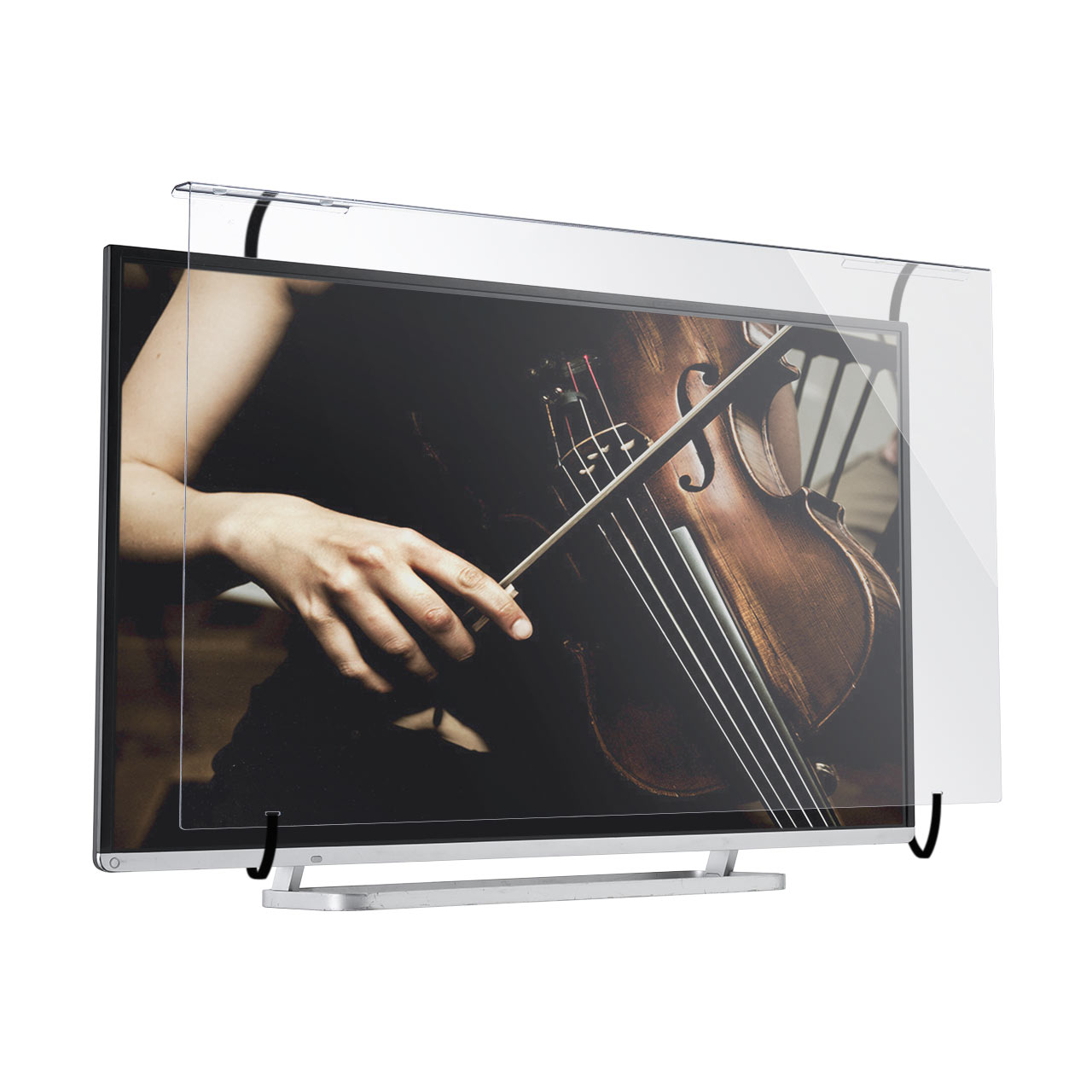 楽天市場】テレビ保護パネル 50型 50インチ 落下防止ベルト付き テレビ