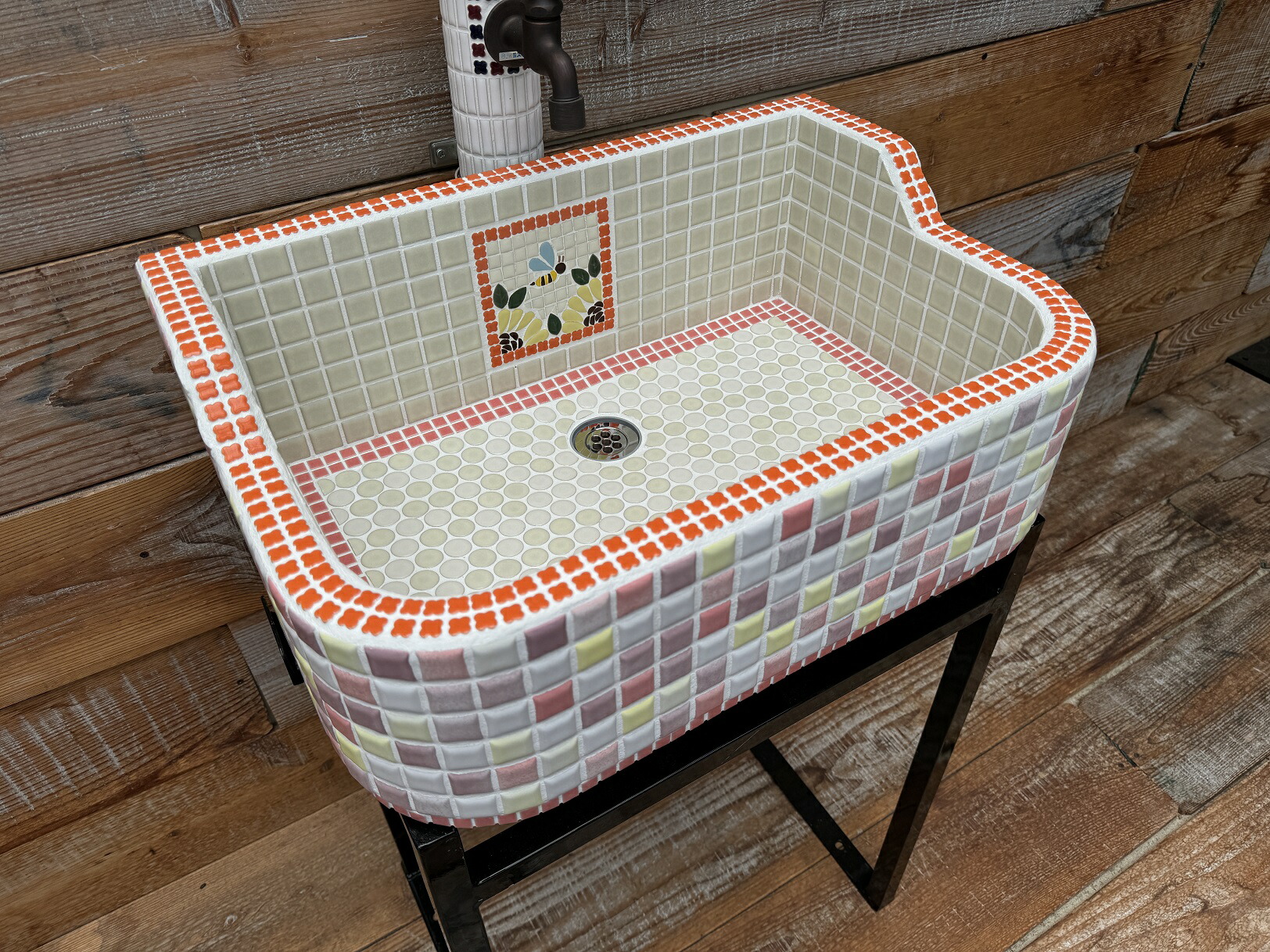 楽天市場】【即納可能】ガーデンシンク タイルシンク タイル流し台