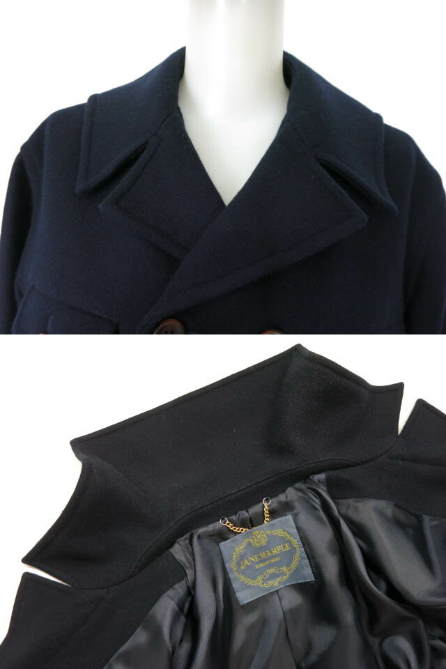 楽天市場】【中古】 Jane Marple / ラムメルトンマリンカラーコート