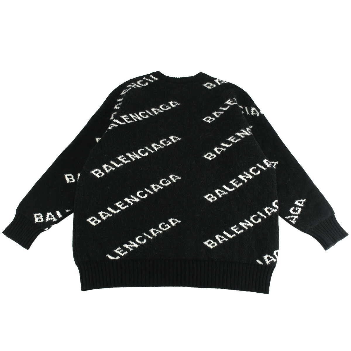 楽天市場】バレンシアガ BALENCIAGA ロゴ総柄 セーター ニット 555273