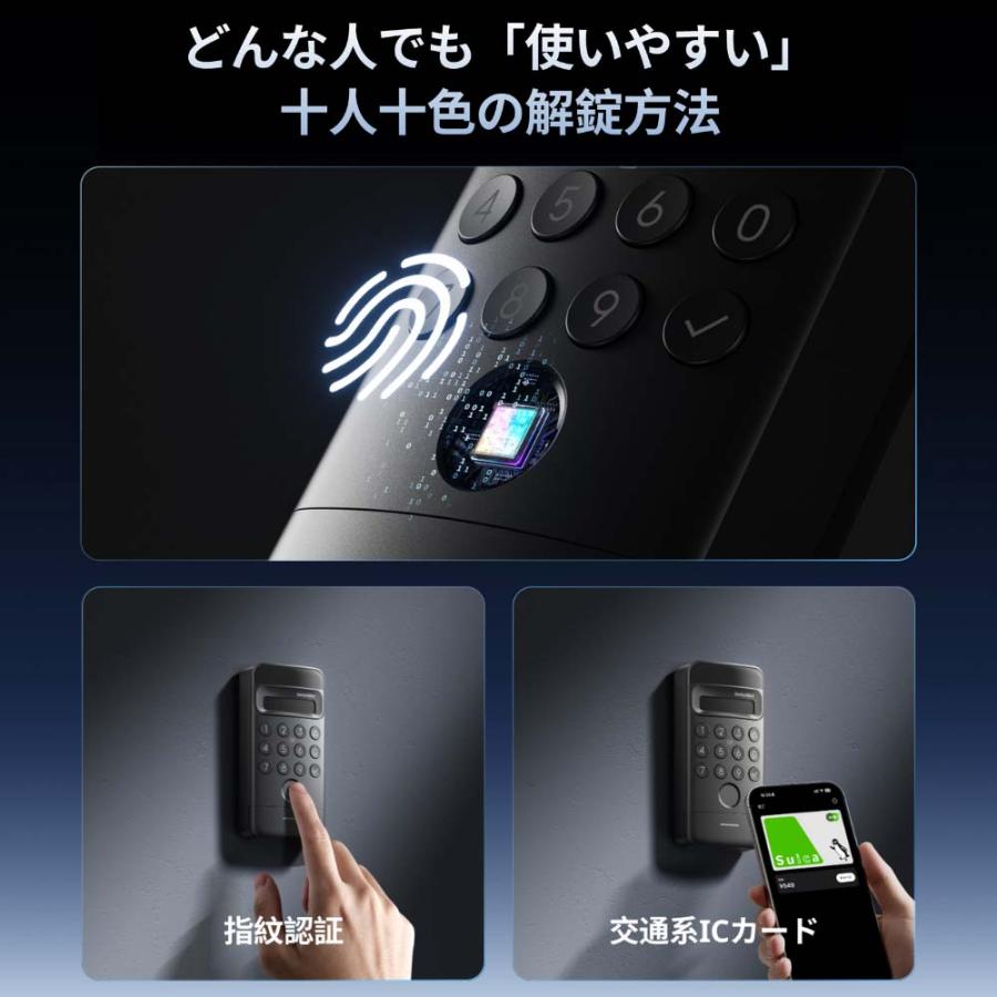 楽天市場】【1ドア2ロック対応】SwitchBot ロック Ultra 2個 + 顔認証