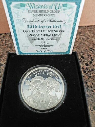 楽天市場】2016 シルバーシールド ウィザーズ オブ US .999 シルバー