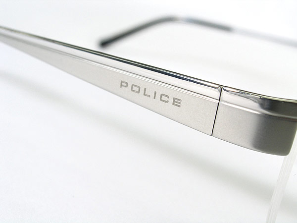 楽天市場】ポリス POLICE メガネフレーム 眼鏡 めがね シルバー 8269