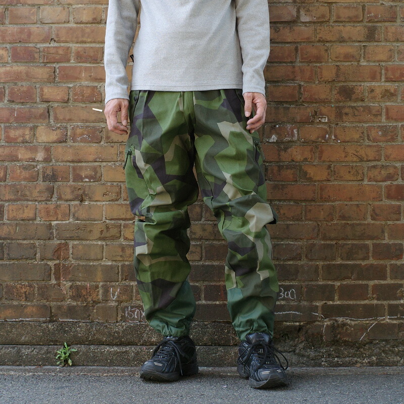 楽天市場】スウェーデン軍 M90 フィールドパンツ スプリンターカモ