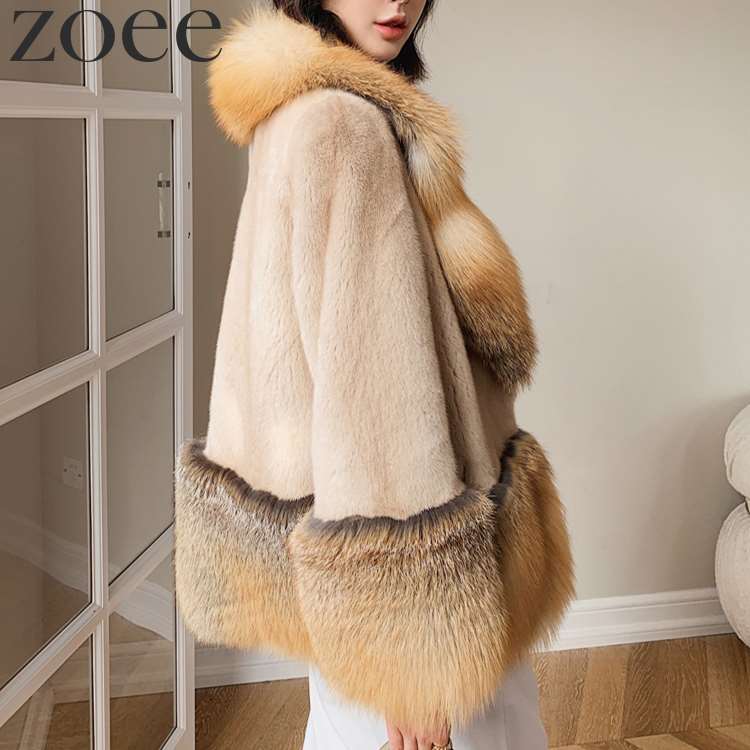 楽天市場】ミンクファーコート 9分袖 デンマーク産ミンクファー使用