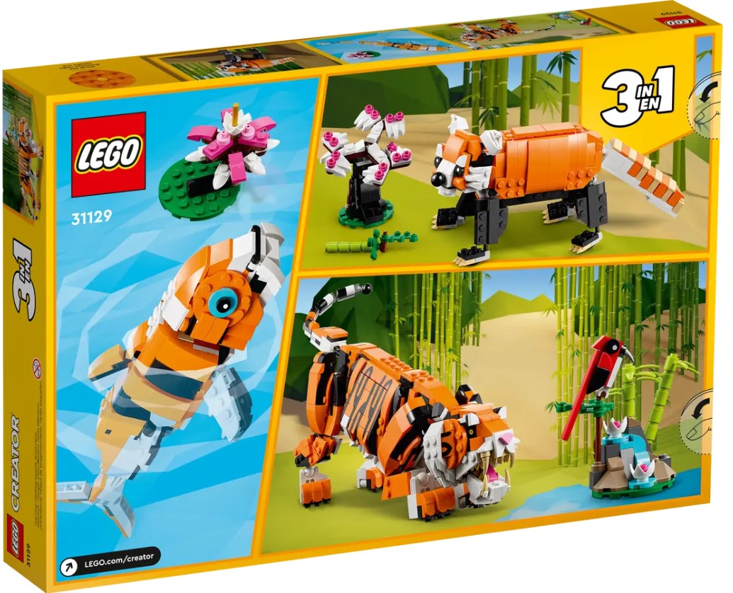 LEGO Creator 3-In-1 ~ Majestic Tiger #31129 – Triple Mountain