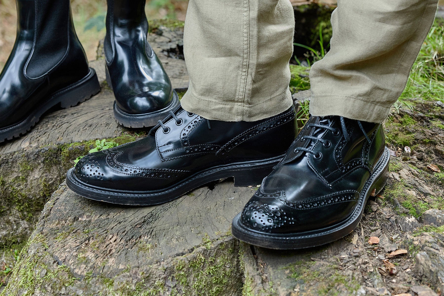 Tricker's Gold Handsewn US8 fitting5 Men's Boots & Shoes