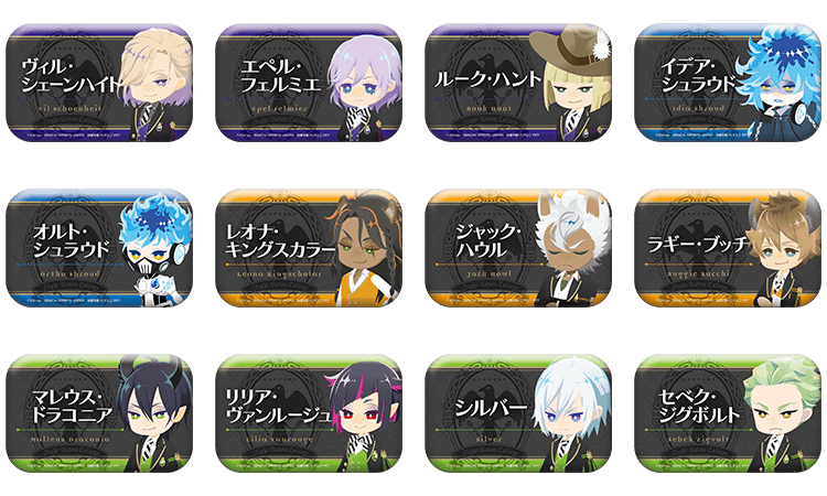 スクエア型缶バッジ～ネームバッジver.～【ナムコ限定