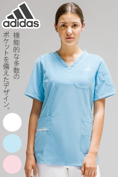 adidas】アディダス レディススクラブ 白衣※キャンセル・返品不可